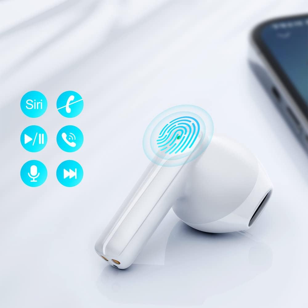سماعات جوي روم Joyroom JR-TL11 – لاسلكية حقيقية – أبيض