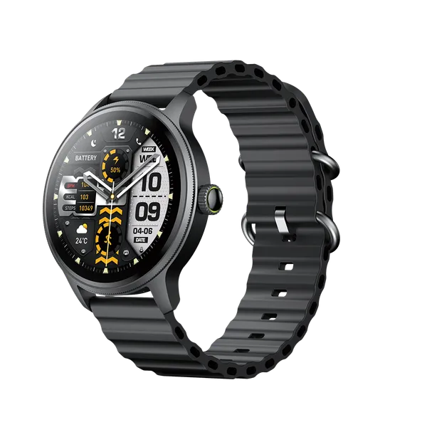 ساعة ذكية Oraimo Watch 5R Pro OSW-830 – شاشة AMOLED 1.43 بوصة – واجهة عائمة 2.5D – مقاومة للماء IP68