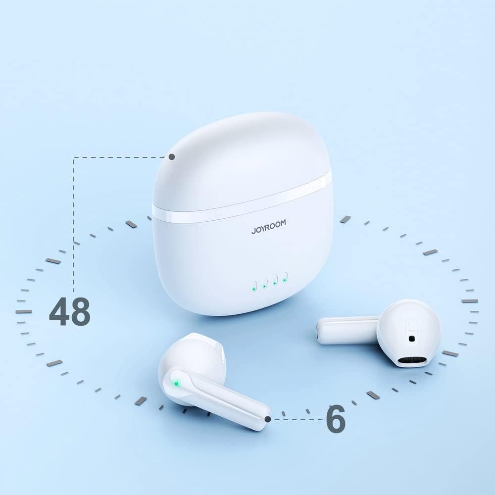 سماعات جوي روم Joyroom JR-TL11 – لاسلكية حقيقية – أبيض