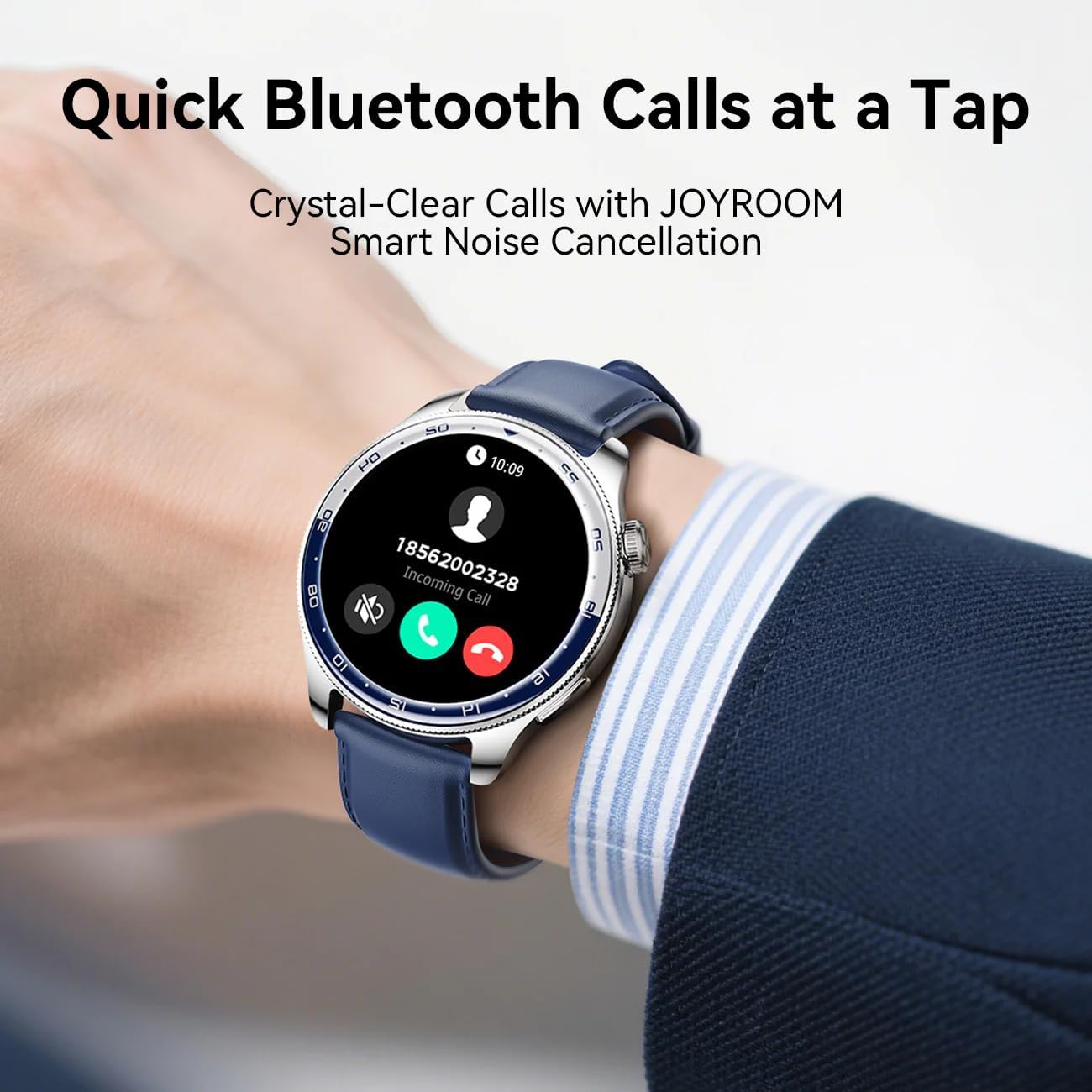Joyroom JR-FC3 – ساعة ذكية كلاسيكية مع مكالمات بلوتوث – شاشة 1.43" HD – IP68