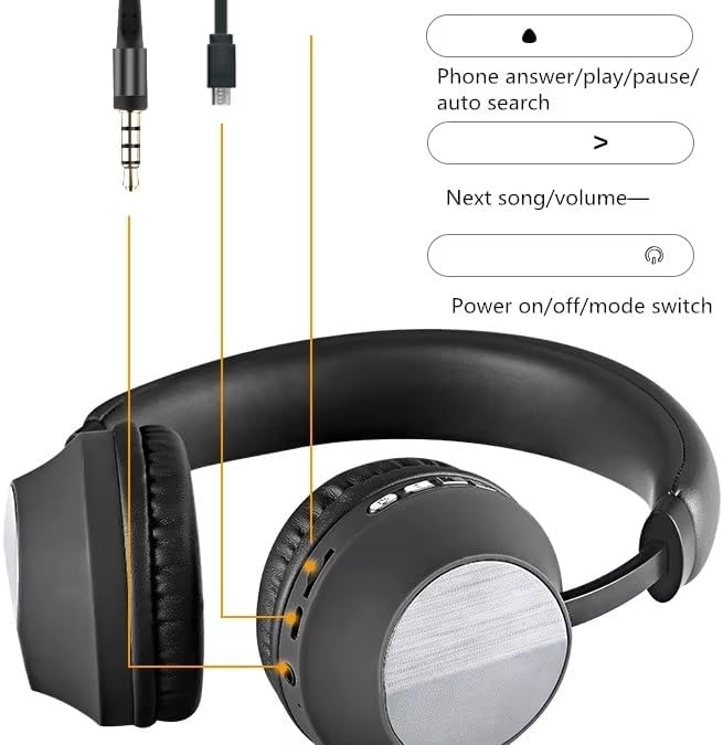 سماعات بلوتوث SODO SD-1008 – لاسلكية، وقت تشغيل 8 ساعات