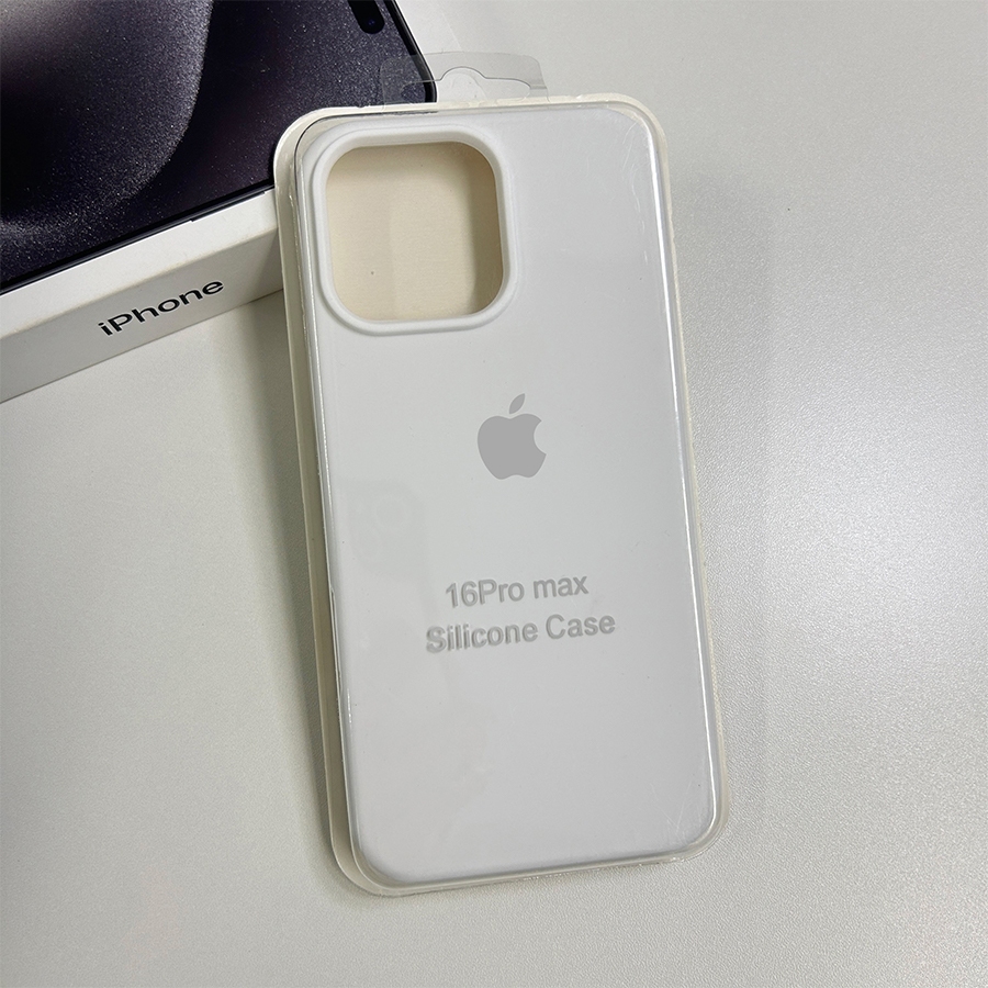 جراب سيليكون كلاسيكي لهواتف iPhone ابيض-اسود