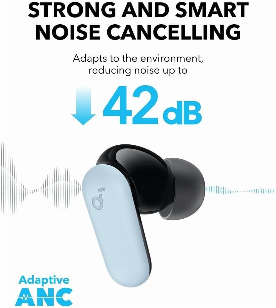 سماعات Anker Soundcore R50i NC – أذن لاسلكية TWS مع إلغاء الضوضاء