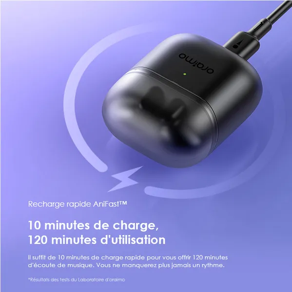 سماعات أذن لاسلكية Oraimo FreePods Neo OTW-330S – بتقنية ENC لإلغاء الضوضاء