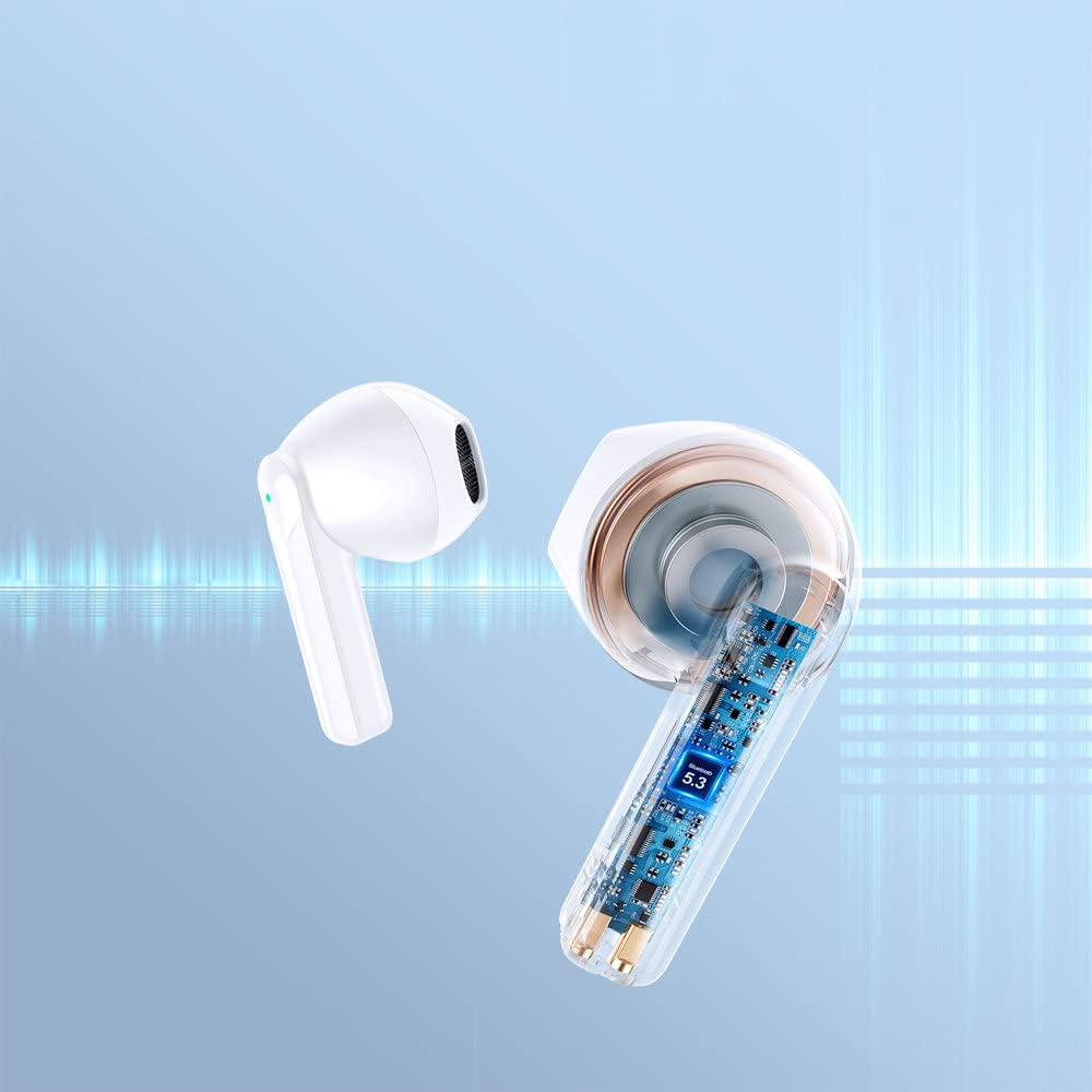 سماعات جوي روم Joyroom JR-TL11 – لاسلكية حقيقية – أبيض